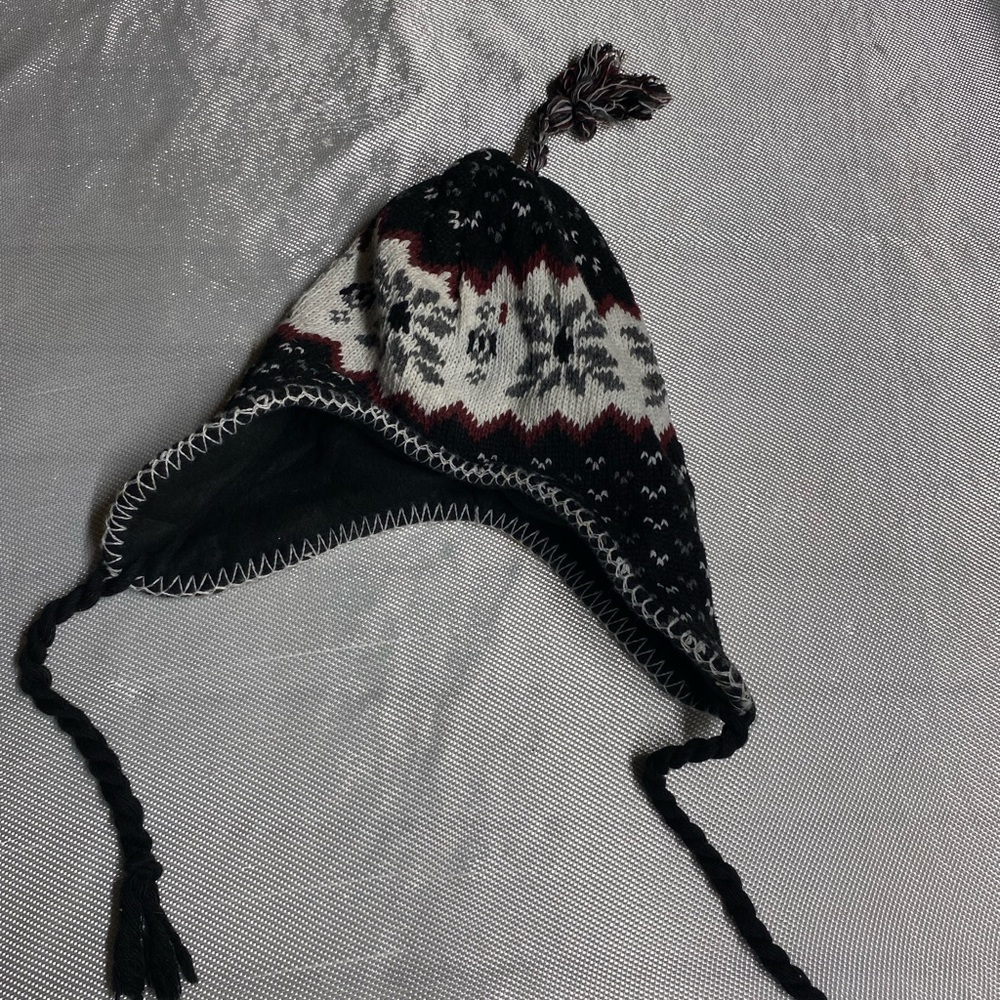 Winter knitted cap